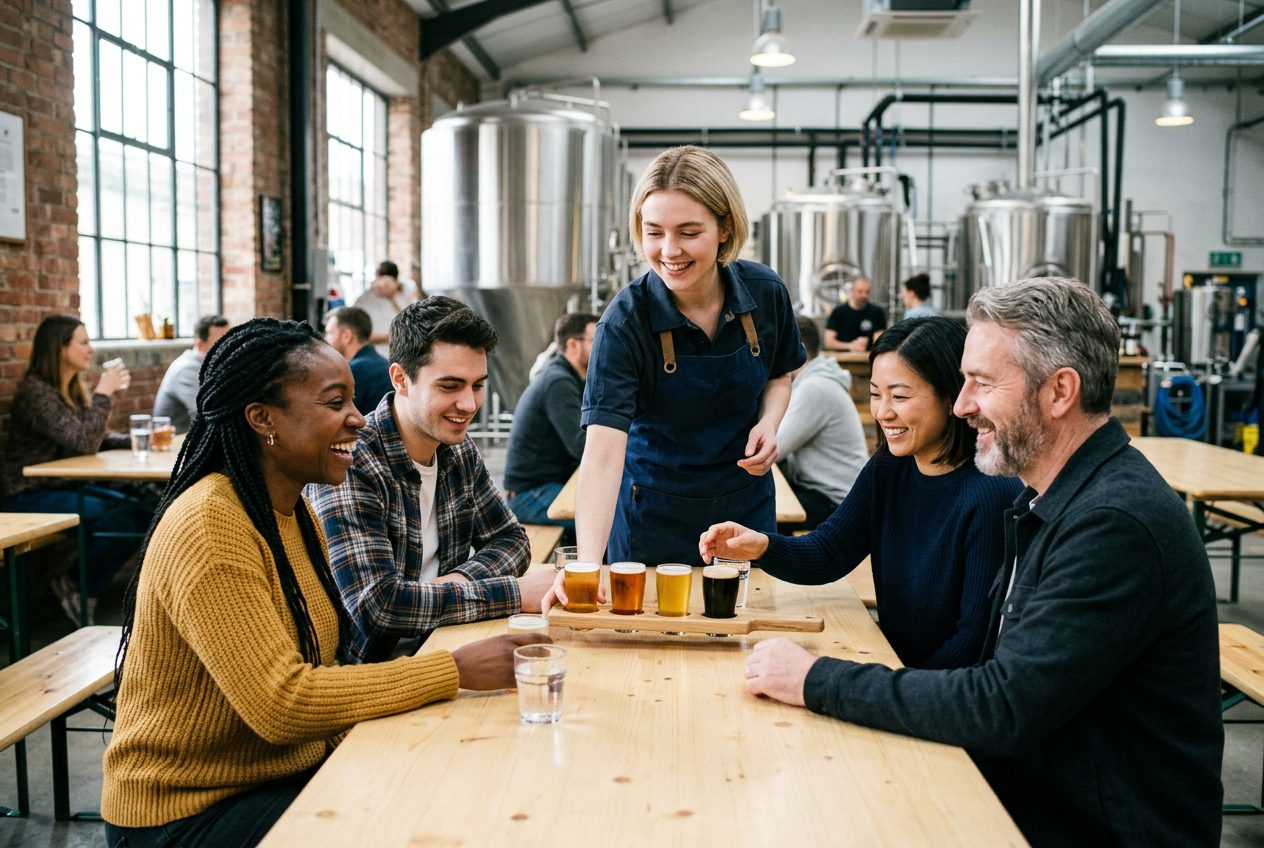 Bière · dégustation au taproom