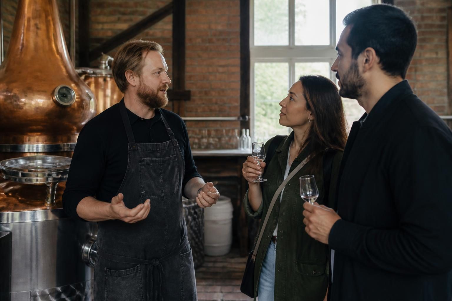 Spiritueux · visite de distillerie